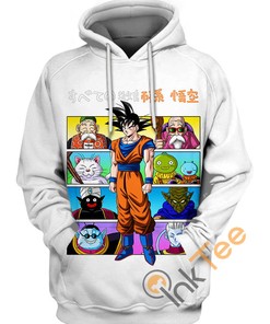 Goku's Mastery All Over Print 3D Hoodie with 3D Graphics and Customization