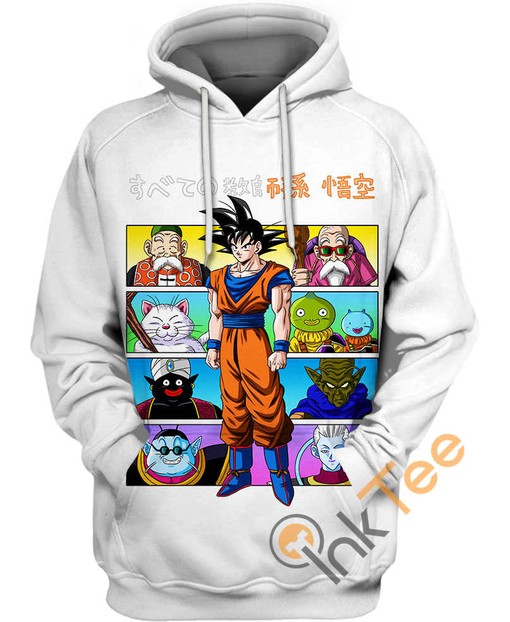 Goku's Mastery All Over Print 3D Hoodie with 3D Graphics and Customization