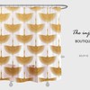 Gold Crane Luxury Shower Curtain - High Quality Waterproof Fabric for Your Bathroom Decor