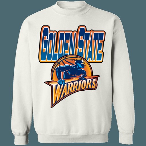 Golden State Warriors GRADIENT Retro NBA Sweatshirt - NBA Shirts for Men and Women - Image 2