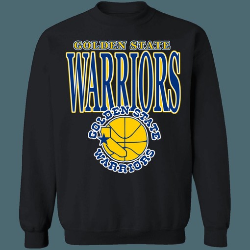 Golden State Warriors Retro NBA Vintage Sweatshirt - NBA Shirts for Men and Women - Image 2