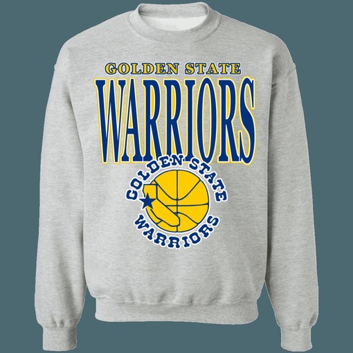 Golden State Warriors Retro NBA Vintage Sweatshirt - NBA Shirts for Men and Women - Image 3