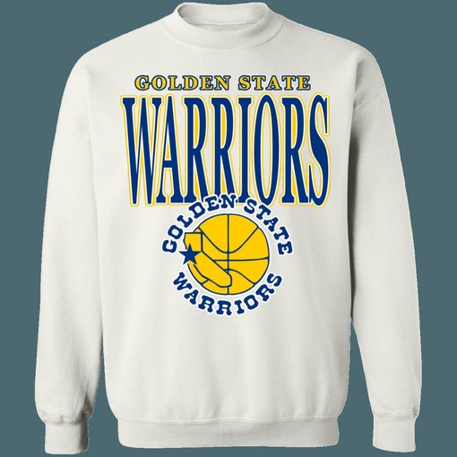Golden State Warriors Retro NBA Vintage Sweatshirt - NBA Shirts for Men and Women - Image 4
