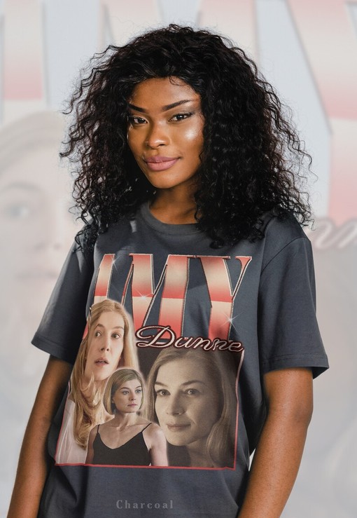 Gone Girl Amy Dunne Character Shirt - Amy Dunne Homage Tshirt - Minimalist Movie Shirt - Rosamund Pike Merch Gift - Image 4