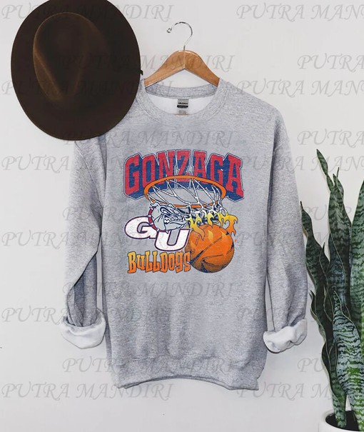 Gonzaga Bulldogs Crewneck Sweatshirt with Team Logo