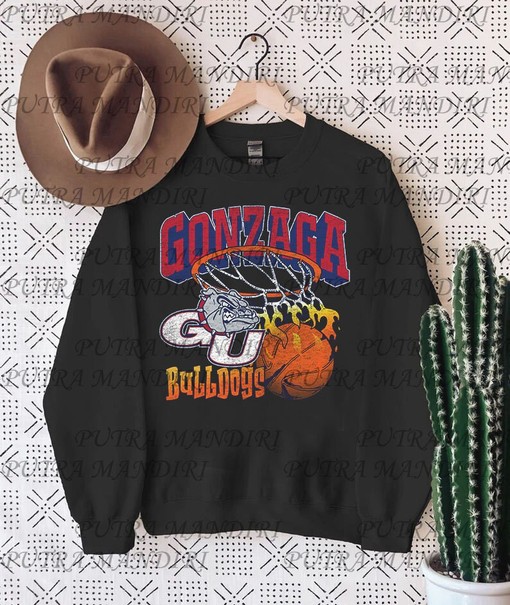 Gonzaga Bulldogs Crewneck Sweatshirt with Team Logo - Image 2