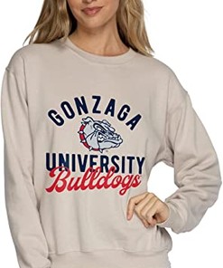 Gonzaga Bulldogs Stamp Pullover Hoodie - Show Your Bulldog Pride with this Vintage Style Hoodie