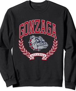 Gonzaga Bulldogs Victory Vintage Logo Sweatshirt - Celebrate Gonzaga University with this Vintage Style Sweatshirt