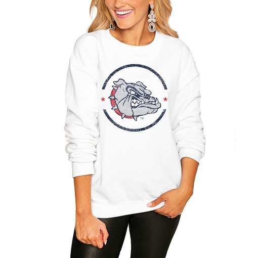 Gonzaga Bulldogs Women's Win the Day - Gonzaga Basketball Sweatshirt Retro NCAA Style