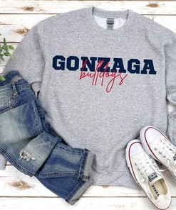 Gonzaga College Style Crewneck Sweatshirt