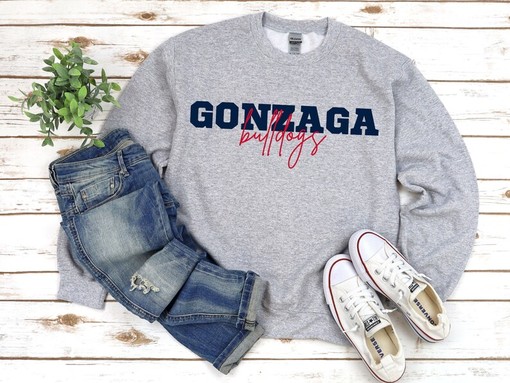 Gonzaga College Style Crewneck Sweatshirt