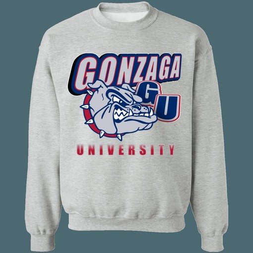 Gonzaga University Bulldogs Vintage NCAA Sweatshirt - NCAA Shirts for Fans