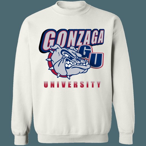 Gonzaga University Bulldogs Vintage NCAA Sweatshirt - NCAA Shirts for Fans - Image 2