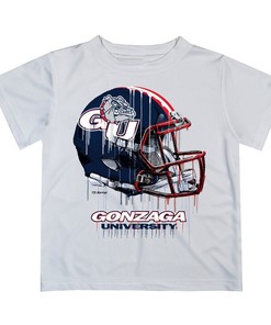 Gonzaga Zags GU Original Football White T-Shirt