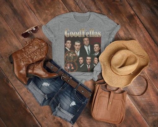 Goodfellas Film Mafia Gangster Robert De Niro Joe Pesci Unisex Tee - Image 3