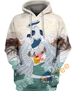 Gorgeous Lugia Pokemon - 3D All Over Print Hoodie with Majestic Design