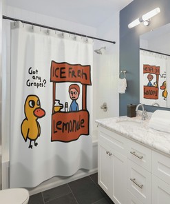 Got Any Grapes? Funny Shower Curtain - Perfect for Funny Gifting