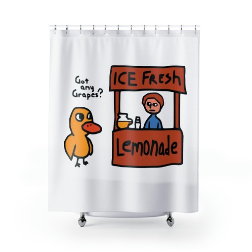 Got Any Grapes? Funny Shower Curtain - Perfect for Funny Gifting - Image 2