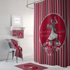 Gothic Dancing Sugar Skulls Shower Curtain Set - Gothic Bath Decor with a Fun Touch