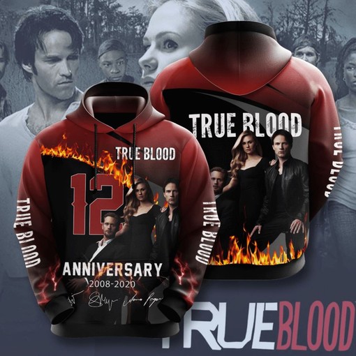 Gothic Horror True Blood Custom 3D Printed All Over Hoodie