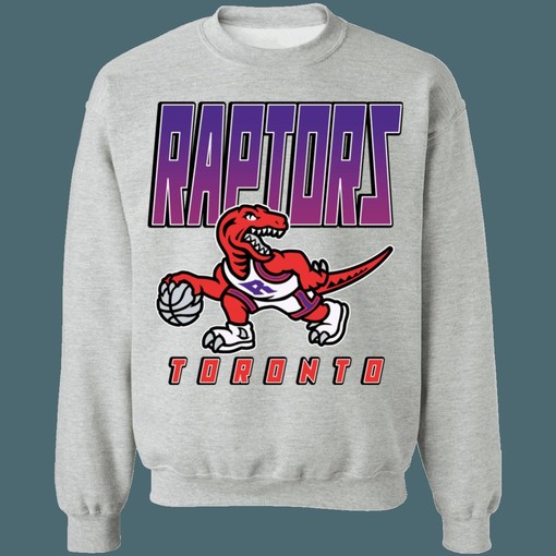 Gradient Retro NBA Vintage Sweatshirt Hoodie Shirt for Toronto Raptors Fans - Image 3