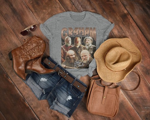 Graham McTavish Fan Tees, Vintage Homage Shirt, Retro 90s Sweater, Outlander actor Tshirt - Image 3