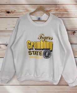 Grambling State University of Louisiana Vintage Style Crewneck Sweatshirt Sweater Pullover