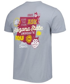 Graphite Vintage Arizona State Sun Devils Vault State Comfort NCAA T-Shirt