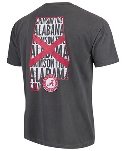 Gray Alabama Crimson Tide Flag Local Comfort Color T-Shirt Hoodie Sweatshirt: Best Gifts for NCAA Fans