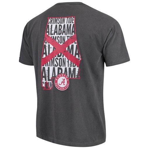 Gray Alabama Crimson Tide Flag Local Comfort Color T-Shirt Hoodie Sweatshirt: Best Gifts for NCAA Fans