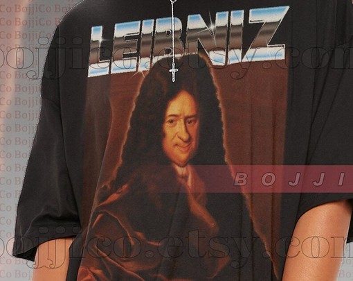 Great Thinker Shirt - LEIBNIZ Mathematician, Scientist Tee - Image 2