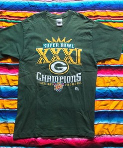 Green Bay Packer Super Bowl 31 Sweatshirt T-shirt - Vintage Style NFL Football Teams Gifts for Fans