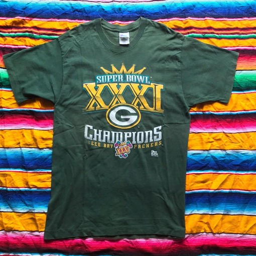 Green Bay Packer Super Bowl 31 Sweatshirt T-shirt - Vintage Style NFL Football Teams Gifts for Fans