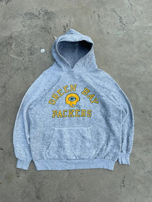 Green Bay Packers Champion 80s NFL Football Sweatshirt T-shirt, Show Your Team Loyalty