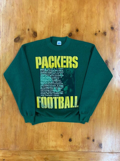 Green Bay Packers Definition 90s Vintage Style Sweatshirt T-shirt - Ideal Gift for NFL Fans