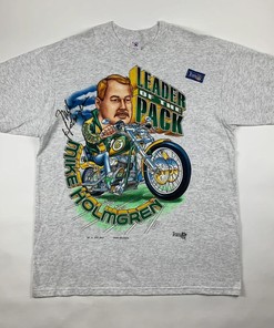 Green Bay Packers Mike Holmgren Vintage Style Caricature Sweatshirt T-shirt - Ideal Gift for Fans - College Shirts
