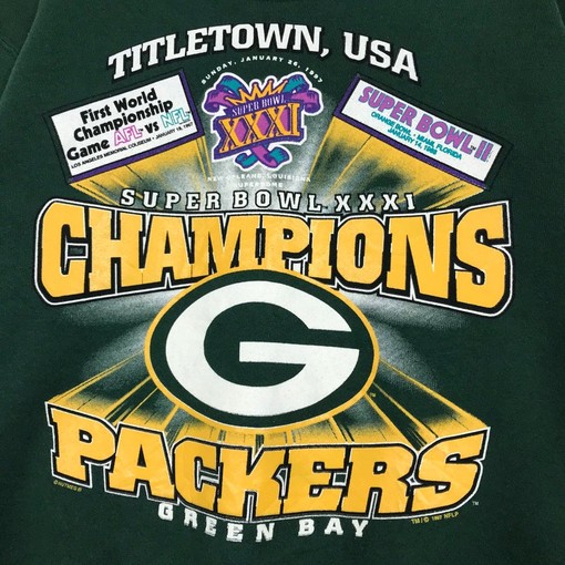 Green Bay Packers Super Bowl Classic 1997 Nfc Champions Vintage Style Sweatshirt, Green Bay Packers Hoodie - Image 2