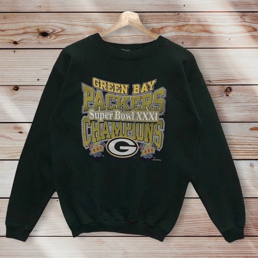 Green Bay Packers Super Bowl Classic Champions Vintage Style Sweatshirt, Green Bay Packers Hoodie