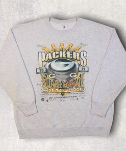 Green Bay Packers Super Bowl Vintage Style Sweatshirt T-shirt - Ideal Gift for Fans - NCAA Shirts