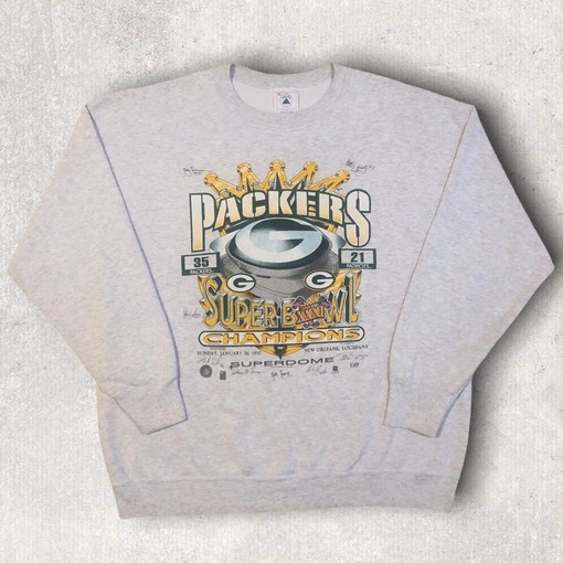 Green Bay Packers Super Bowl Vintage Style Sweatshirt T-shirt - Ideal Gift for Fans - NCAA Shirts