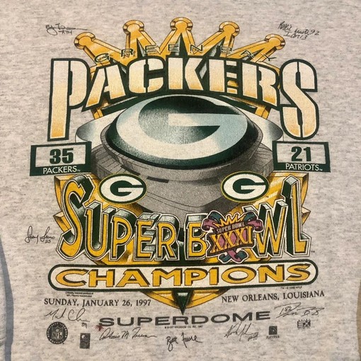 Green Bay Packers Super Bowl Vintage Style Sweatshirt T-shirt - Ideal Gift for Fans - NCAA Shirts - Image 2