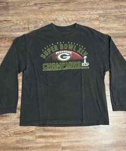 Green Bay Packers Super Bowl XLV Champion Vintage Style Hoodie Sweatshirt - NFL