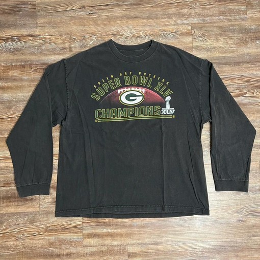 Green Bay Packers Super Bowl XLV Champion Vintage Style Hoodie Sweatshirt - NFL