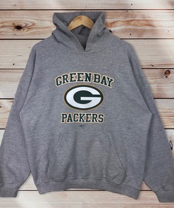 Green Bay Packers Vintage Style Pullover Hoodie, Green Bay Packers Sweater Pullover, NFL