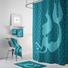 Green Mermaid Shower Curtain, Add Charm to Your Bathroom Decor | restroom shower curtains