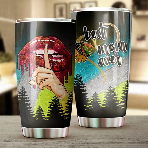Greet Your Mom with a Chicago Blackhawks NHL Tumbler She Will Love
