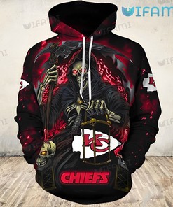 Grim Reaper Logo Kansas City Hoodie 3D: Embrace the Dark Side