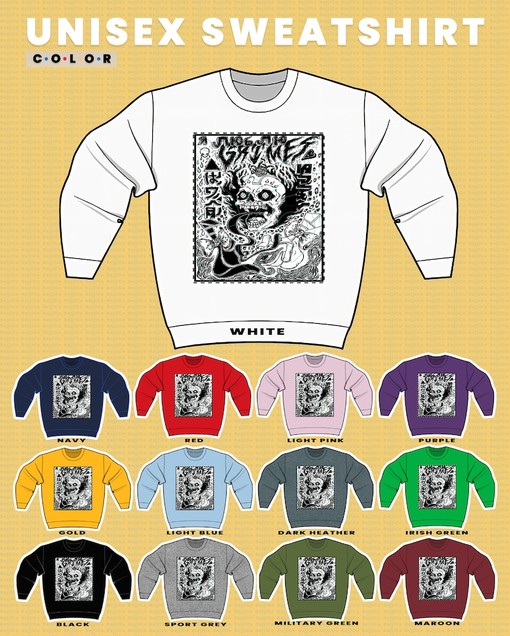 Grimes Visionns Vintage Unisex Sweatshirt, Canadian Musician Grimes Tees & Sweater, Retro Gift for Men and Women - Image 3