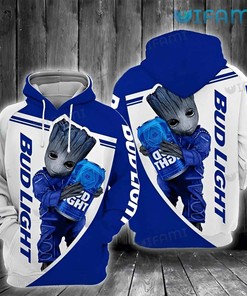 Groot Bud Light All Over Print Hoodie for Men - 3D Design