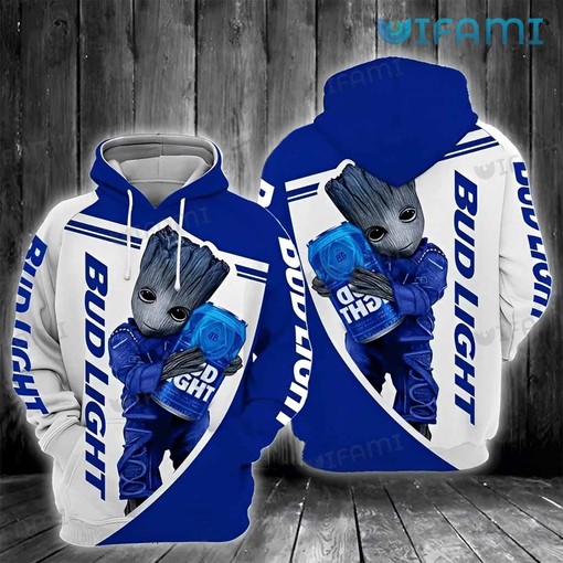 Groot Bud Light All Over Print Hoodie for Men - 3D Design